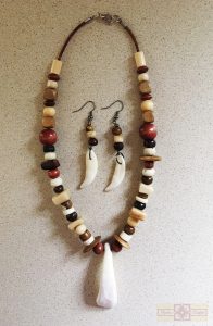 Artisan Tribes Buffalo Teeth Necklace