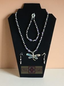 Rosie Crafts Dragonfly Artisan Jewelry Set