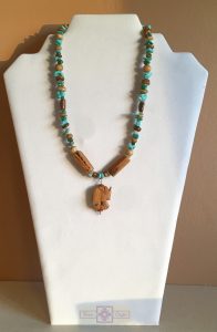 Artisan Tribes Wooden Elephant Necklace