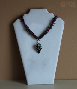 Artisan Tribes Black Arrowhead Necklace