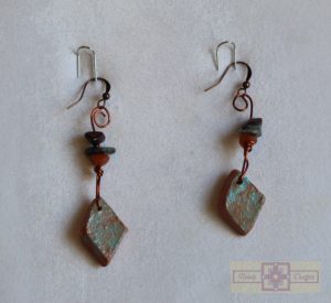 Artisan Tribes Triangular Earrings