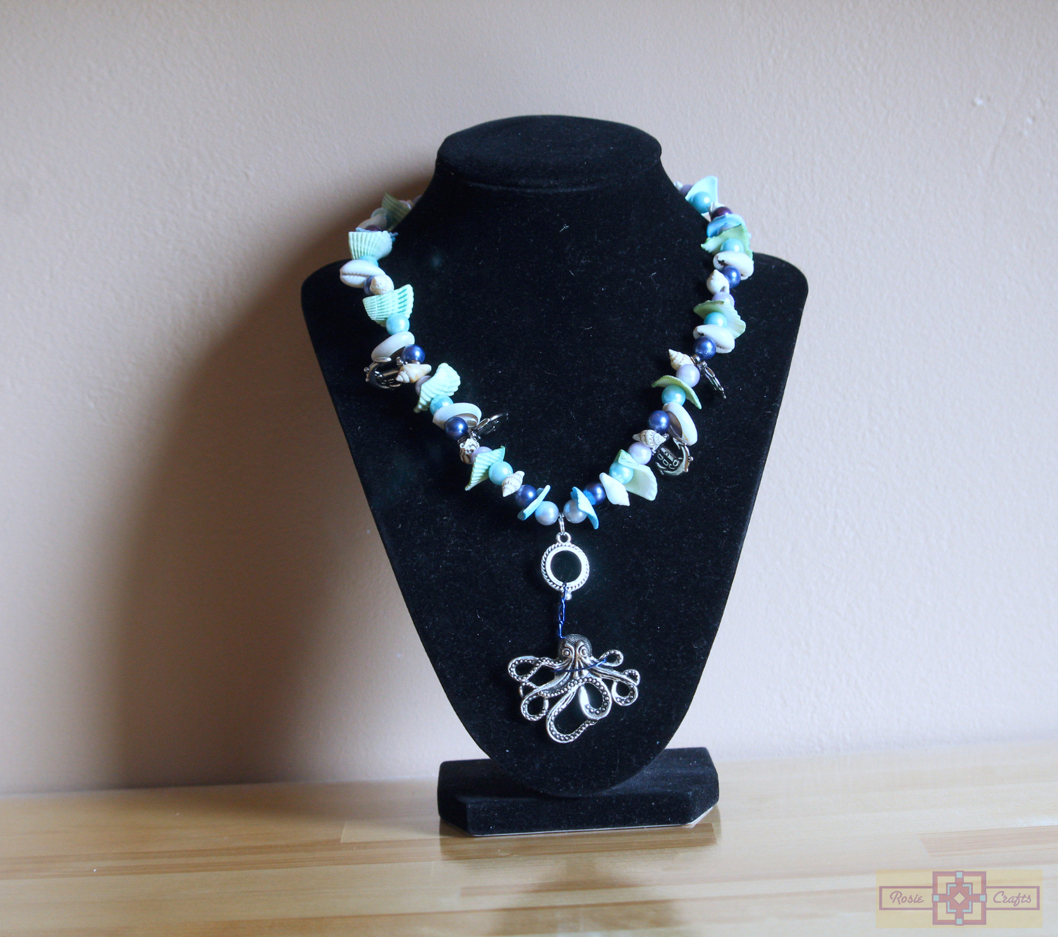 Rosie Crafts Octopus Pendant Necklace
