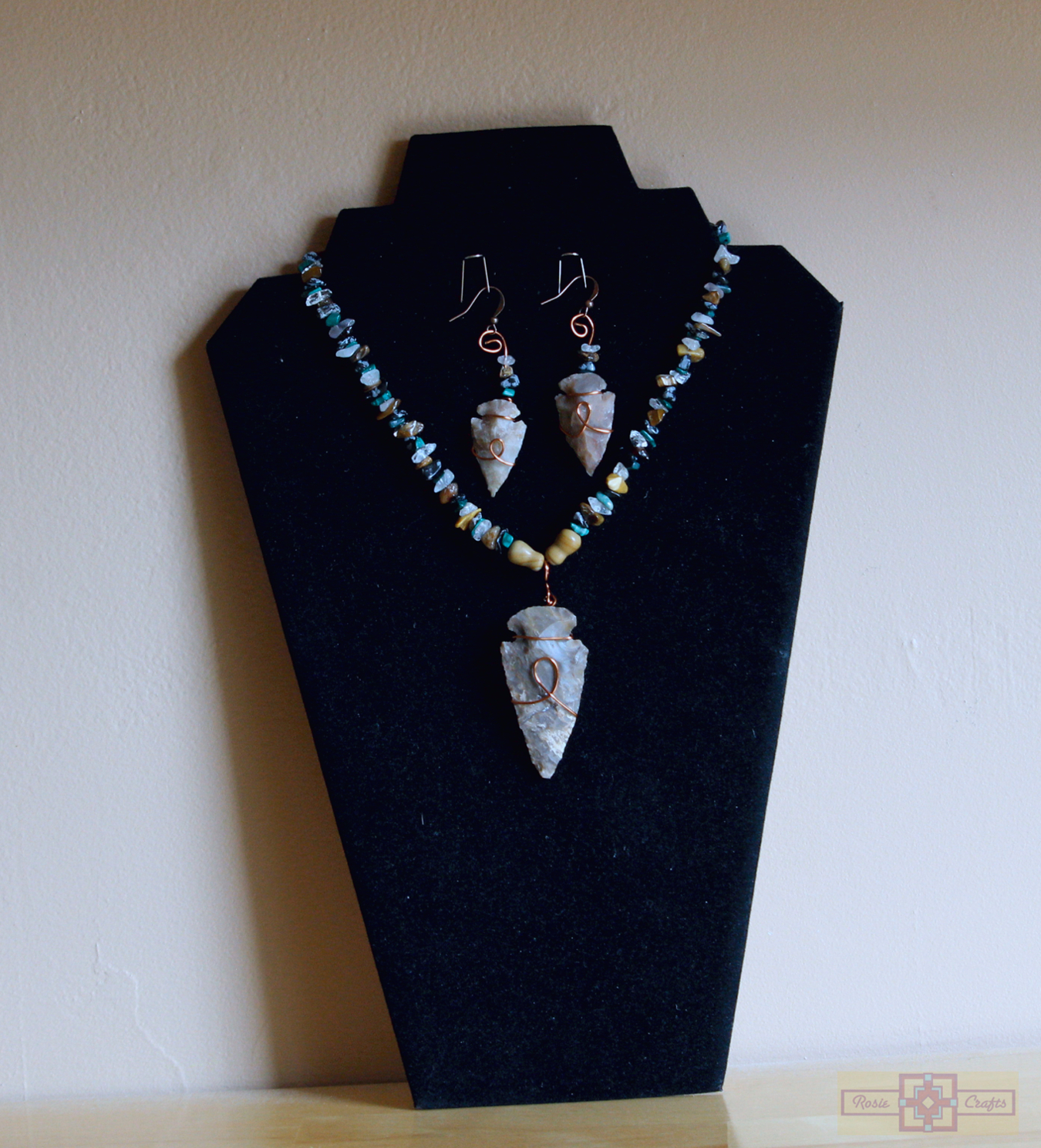 Artisan Tribes Arrowhead Necklace Set